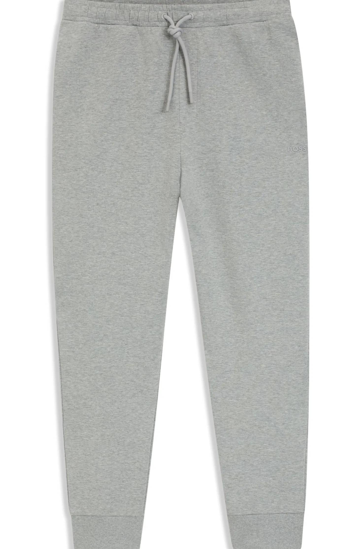 Stretch-cotton tracksuit bottoms with logo detail