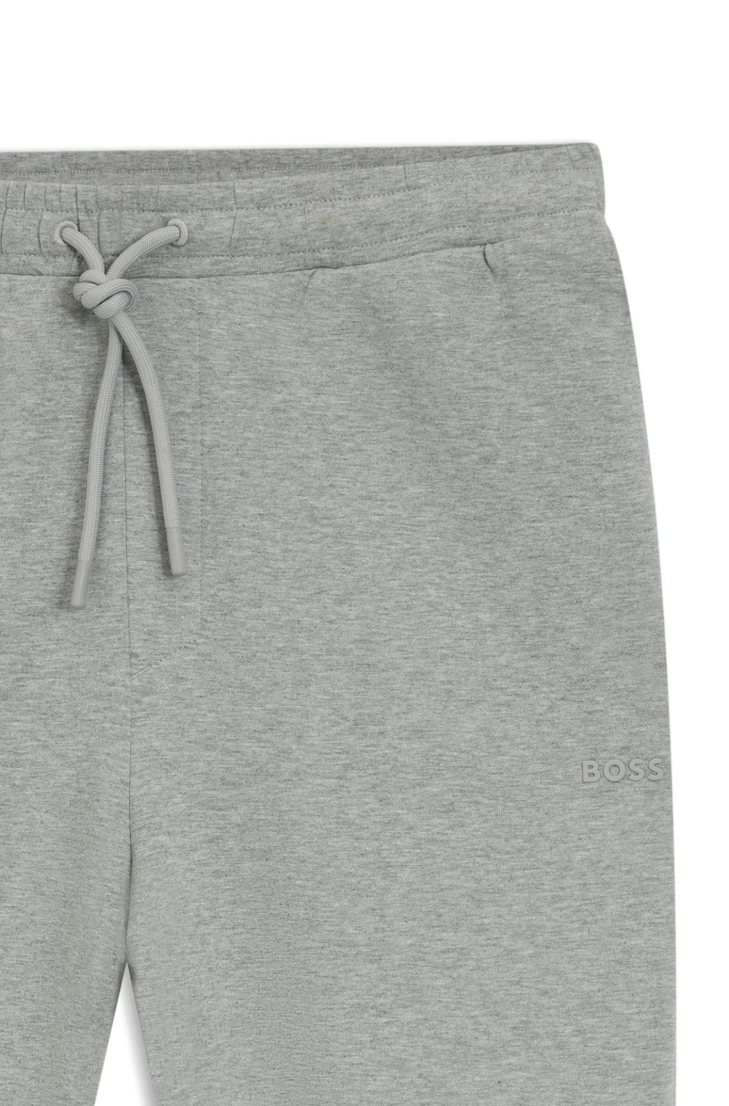 Stretch-cotton tracksuit bottoms with logo detail