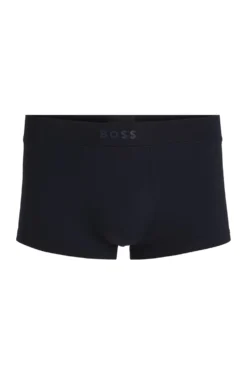 Stretch-jersey trunks with 3D logo