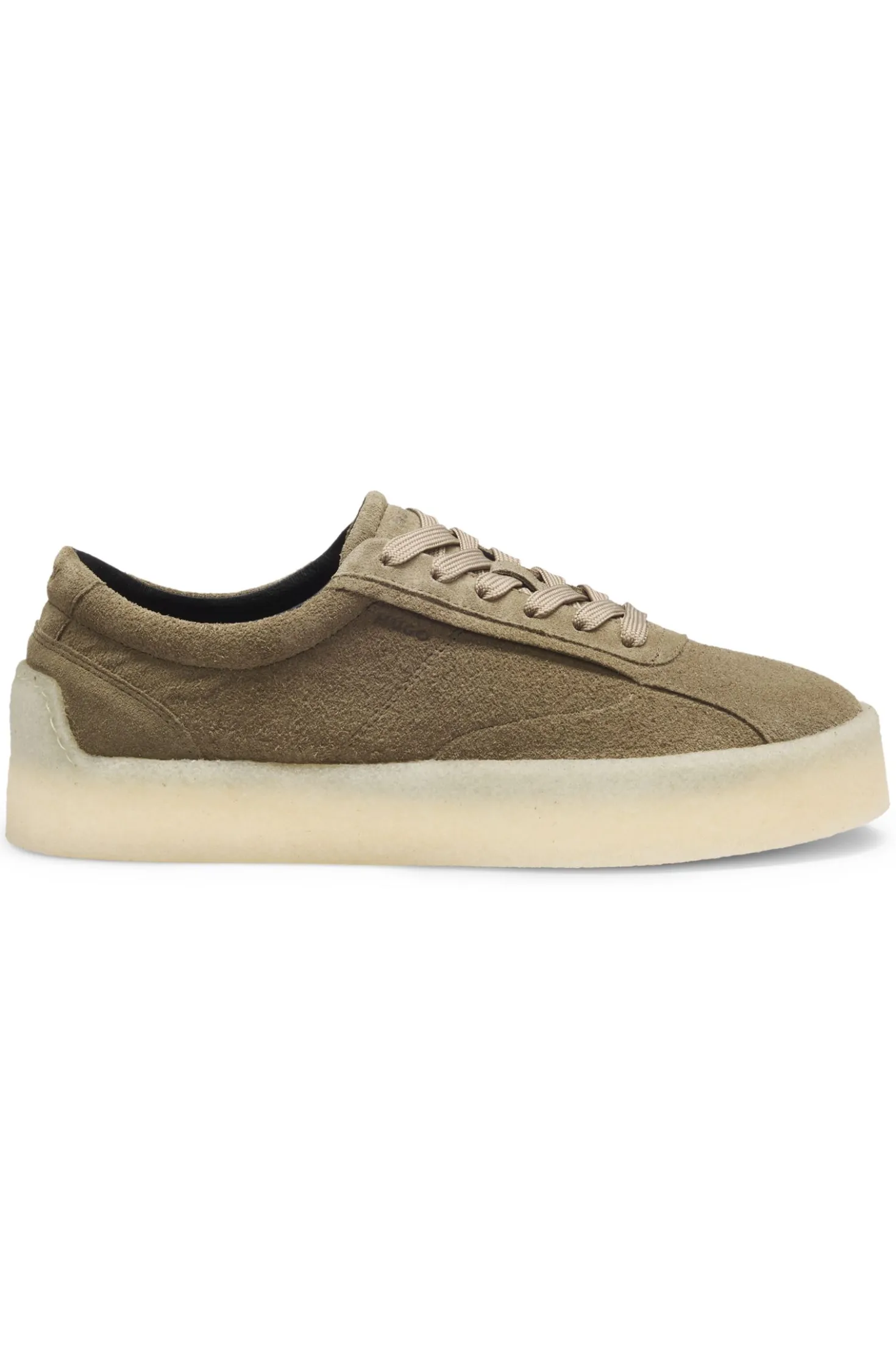 Suede Derby shoes with crepe rubber outsole