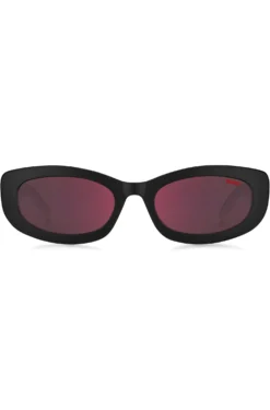 Sunglasses with coloured-enamel detail