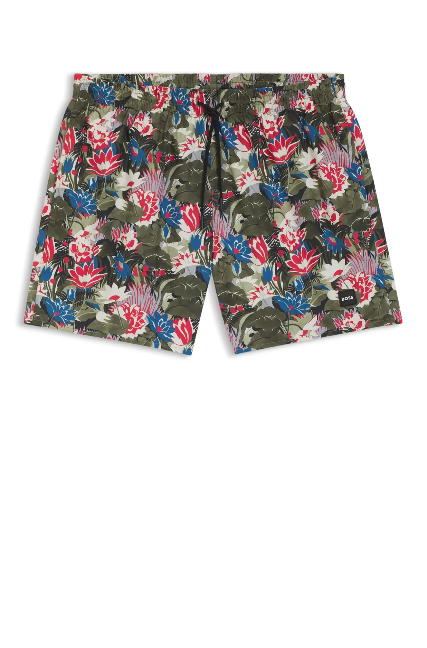 Swim shorts with all-over print