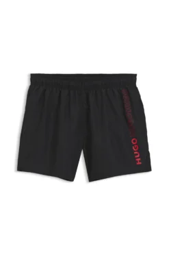 Swim shorts with repeat logos