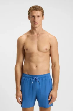 Swim shorts with signature stripe and logo