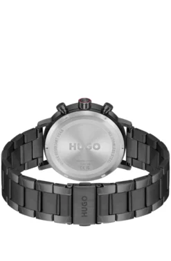 #Takeoff black-plated watch with black dial