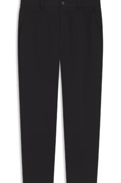 Tapered-fit trousers in cotton-blend jersey