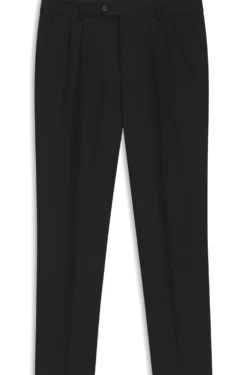 Tapered-fit trousers in linen