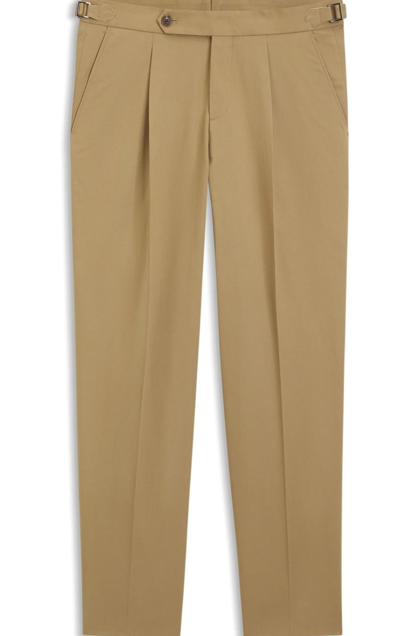 Tapered-fit trousers in stretch cotton