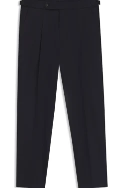 Tapered-fit trousers in stretch cotton