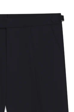 Tapered-fit trousers in stretch cotton
