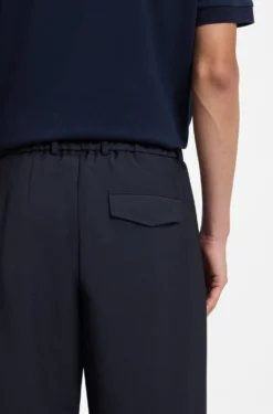 Tapered-fit trousers in washable performance-stretch fabric