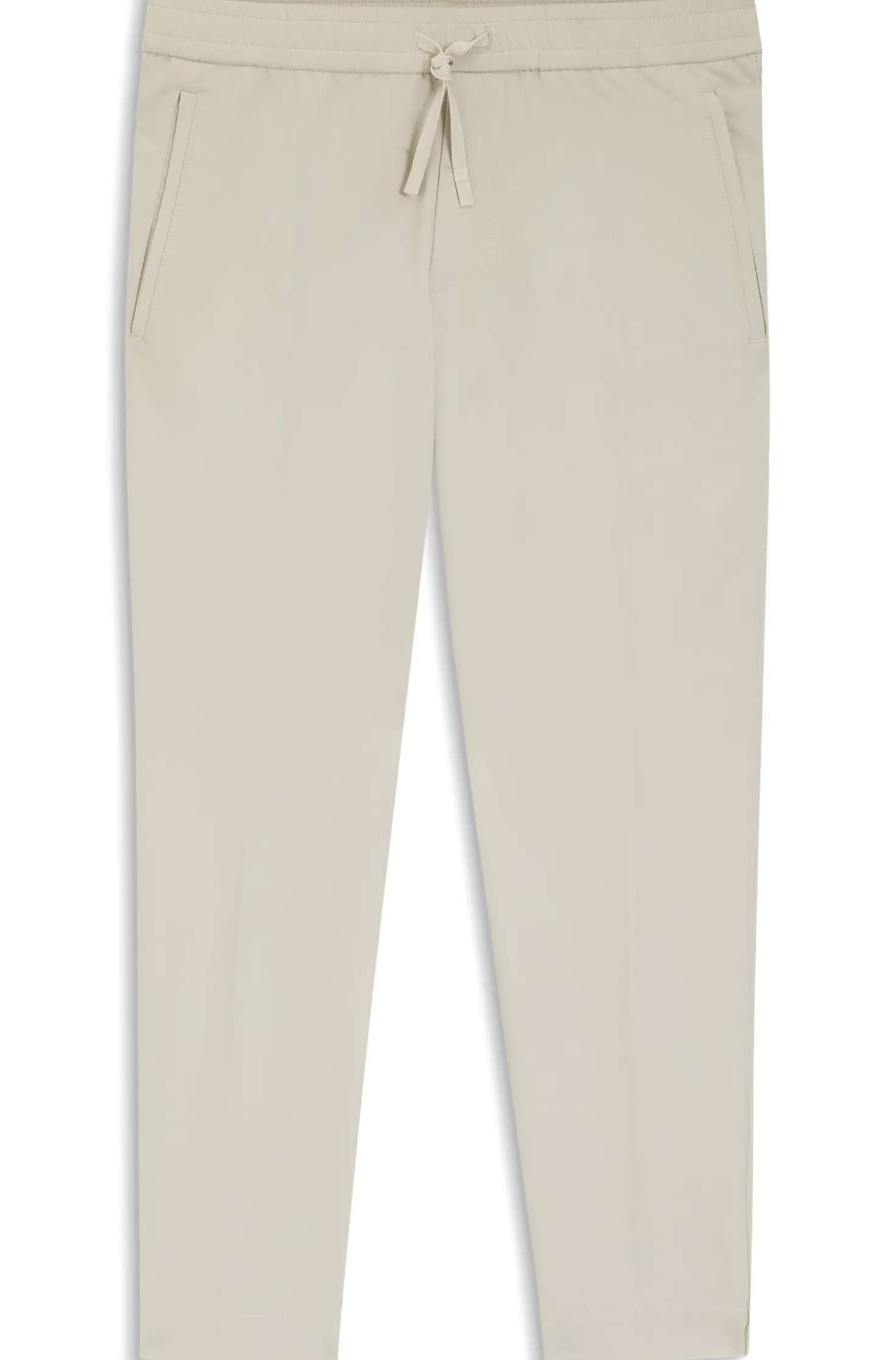 Tapered-fit trousers in water-repellent stretch fabric