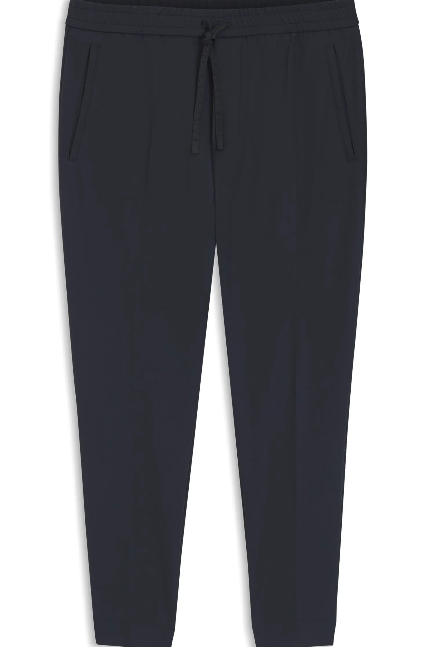 Tapered-fit trousers in water-repellent stretch fabric