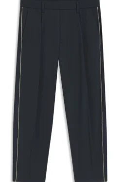 Tapered-fit trousers with water-repellent finish