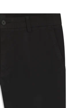 Tapered modern-fit trousers in stretch cotton