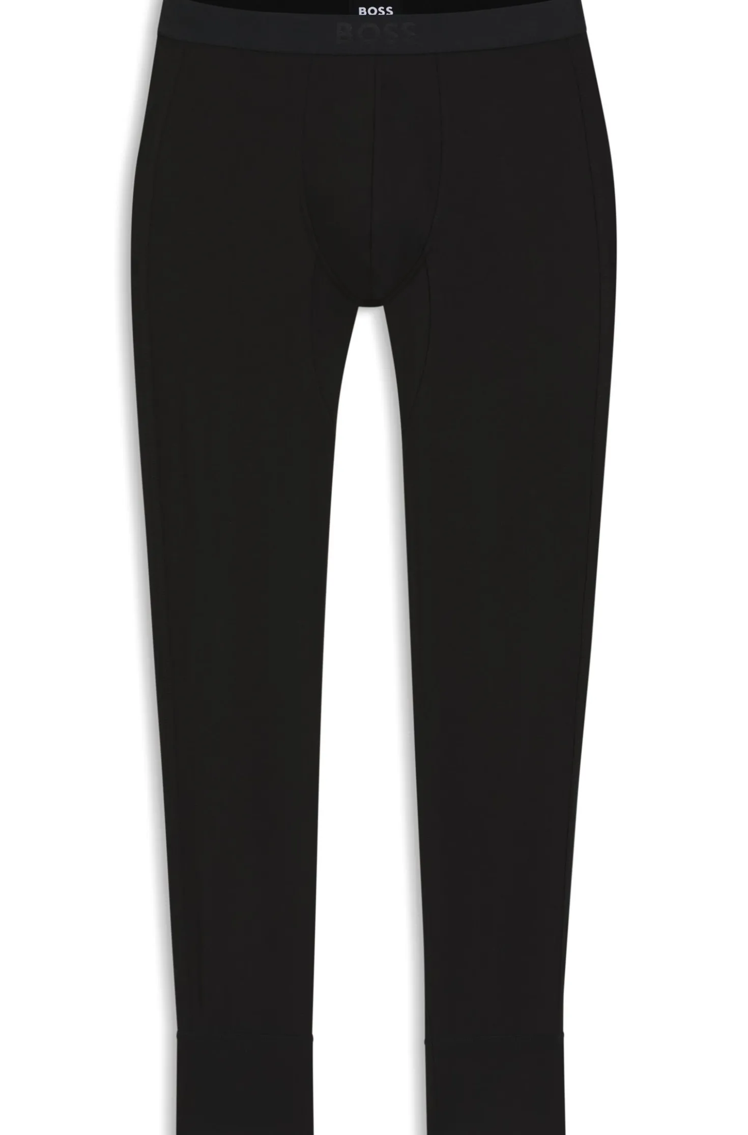 Thermal long johns with logo waistband