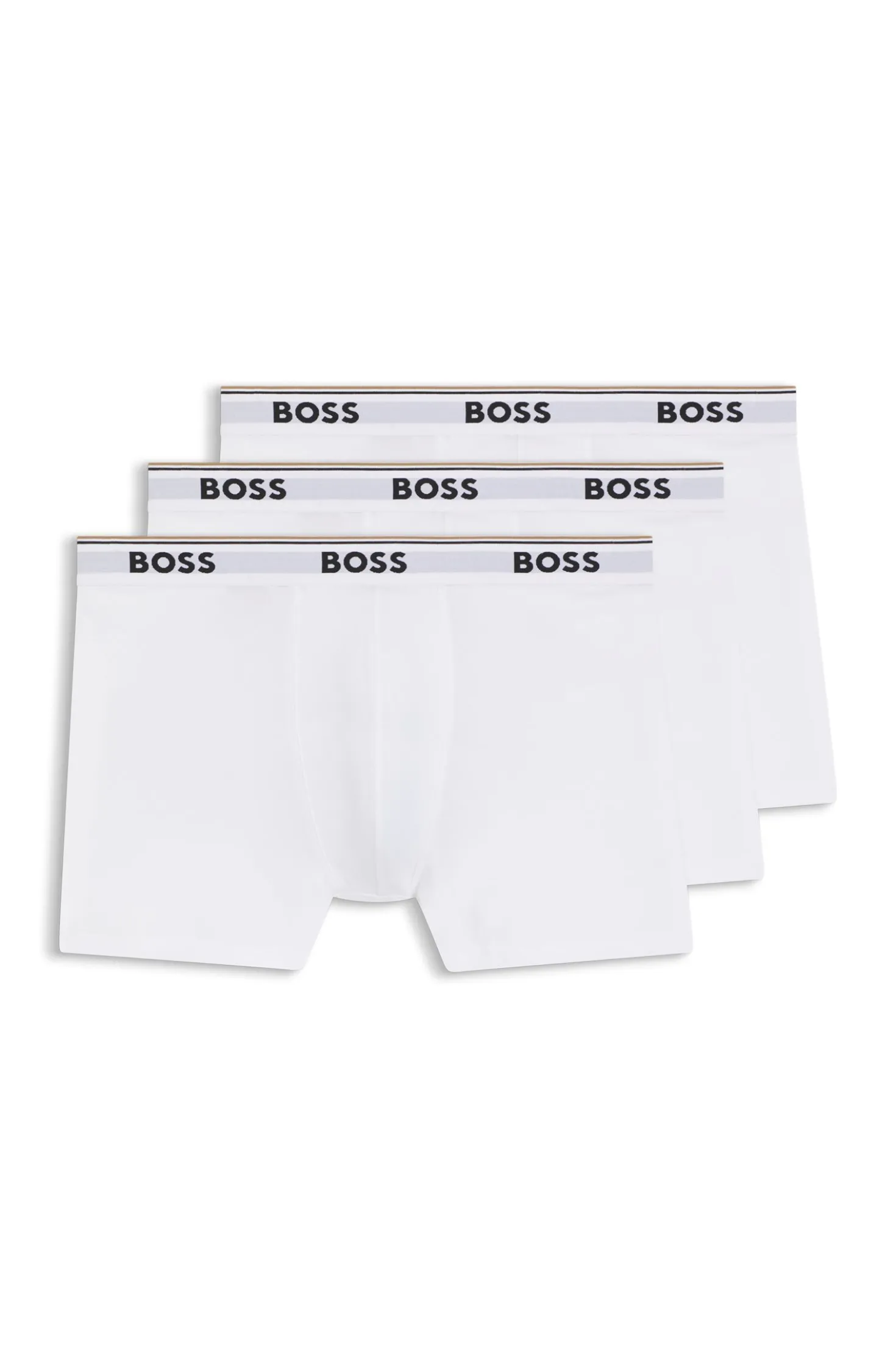 Three-pack of boxer briefs in stretch cotton