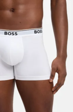 Three-pack of boxer briefs in stretch cotton