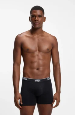 Three-pack of boxer briefs in stretch cotton