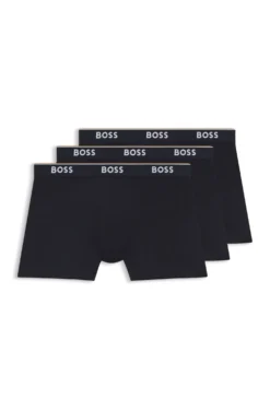 Three-pack of boxer briefs in stretch cotton