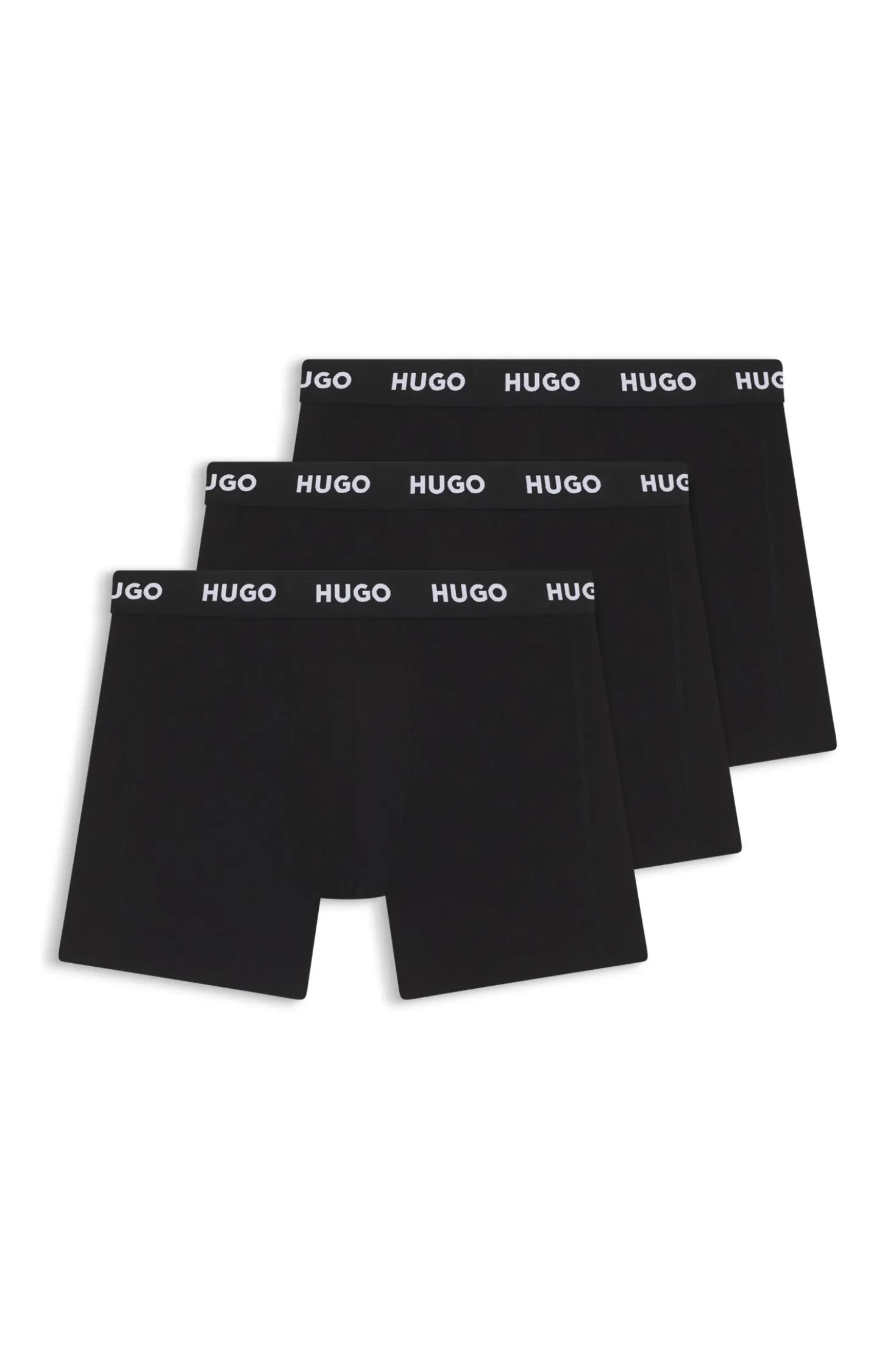 Three-pack of boxer briefs in stretch cotton
