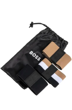 Three-pack of branded resistance bands