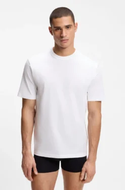 Three-pack of crew-neck T-shirts in cotton