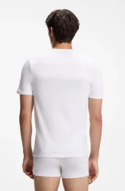 Three-pack of logo-embroidered T-shirts in cotton