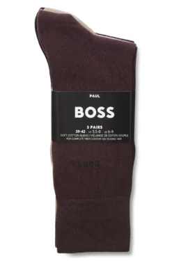 Three-pack of regular-length socks in stretch fabric