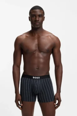 Three-pack of stretch-cotton boxer briefs