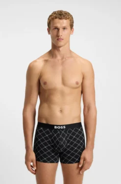 Three-pack of stretch-cotton boxer briefs