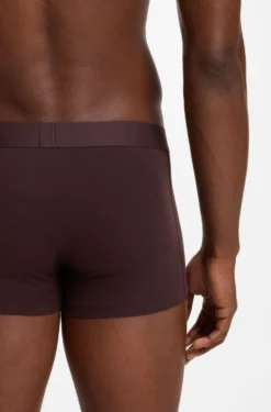 Three-pack of stretch-cotton trunks with logo waistbands