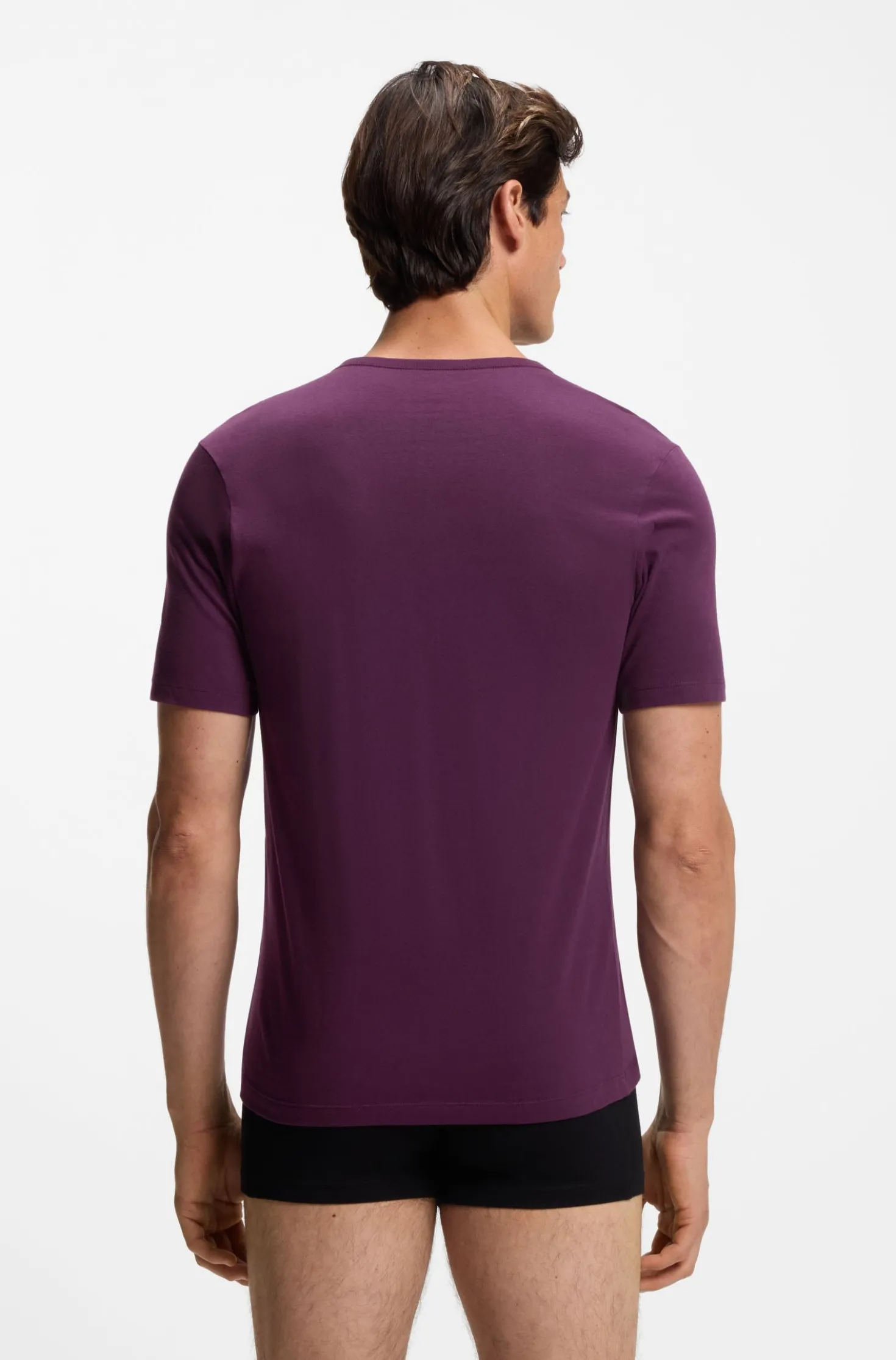 Three-pack of underwear T-shirts in cotton
