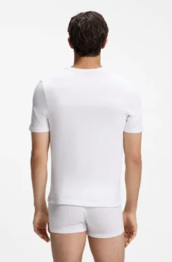 Three-pack of V-neck underwear T-shirts in cotton