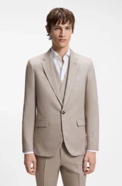 Three-piece extra-slim-fit suit