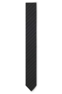 Tie with diagonal stripe
