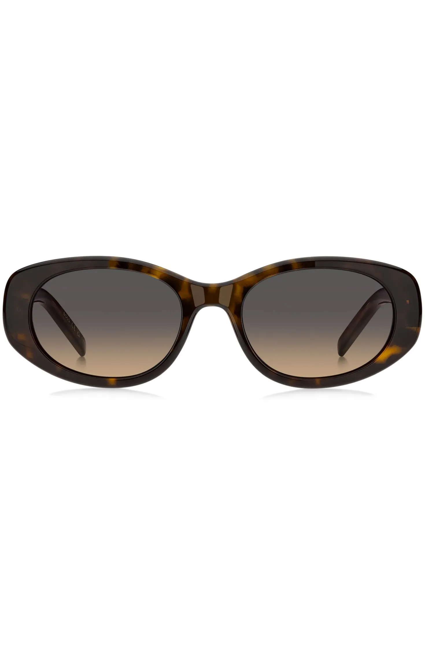 Tortoiseshell-acetate sunglasses with Double B monogram