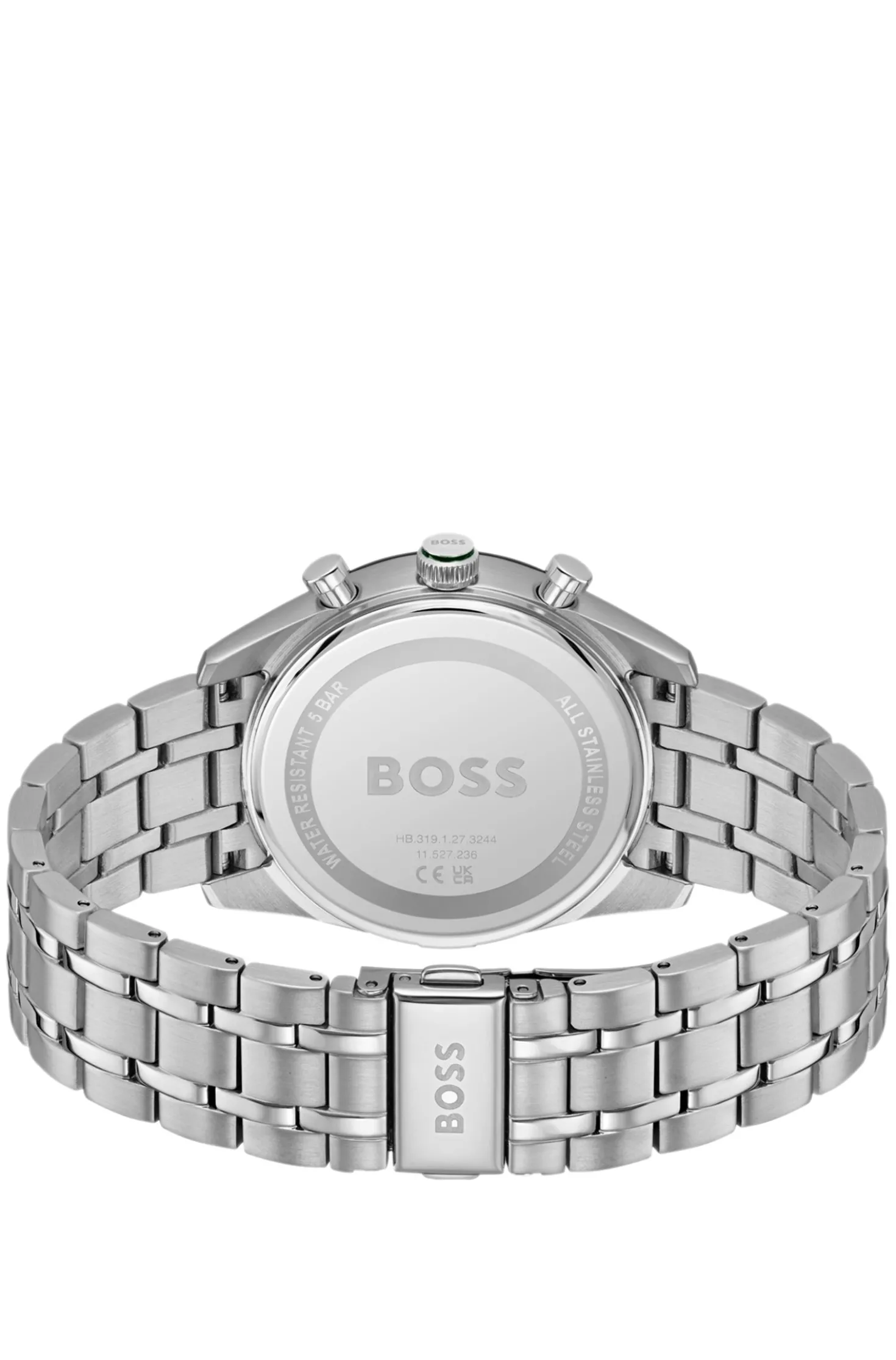 TOURMASTER Green-dial watch with two-tone bracelet