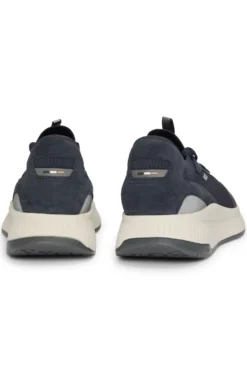 TTNM EVO trainers with knitted uppers and suede trims
