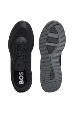 TTNM EVO trainers with knitted uppers and suede trims
