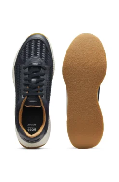 TTNM EVO trainers with woven uppers and suede trims