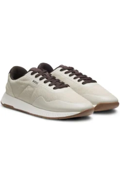 TTNM mesh trainers with smooth trims