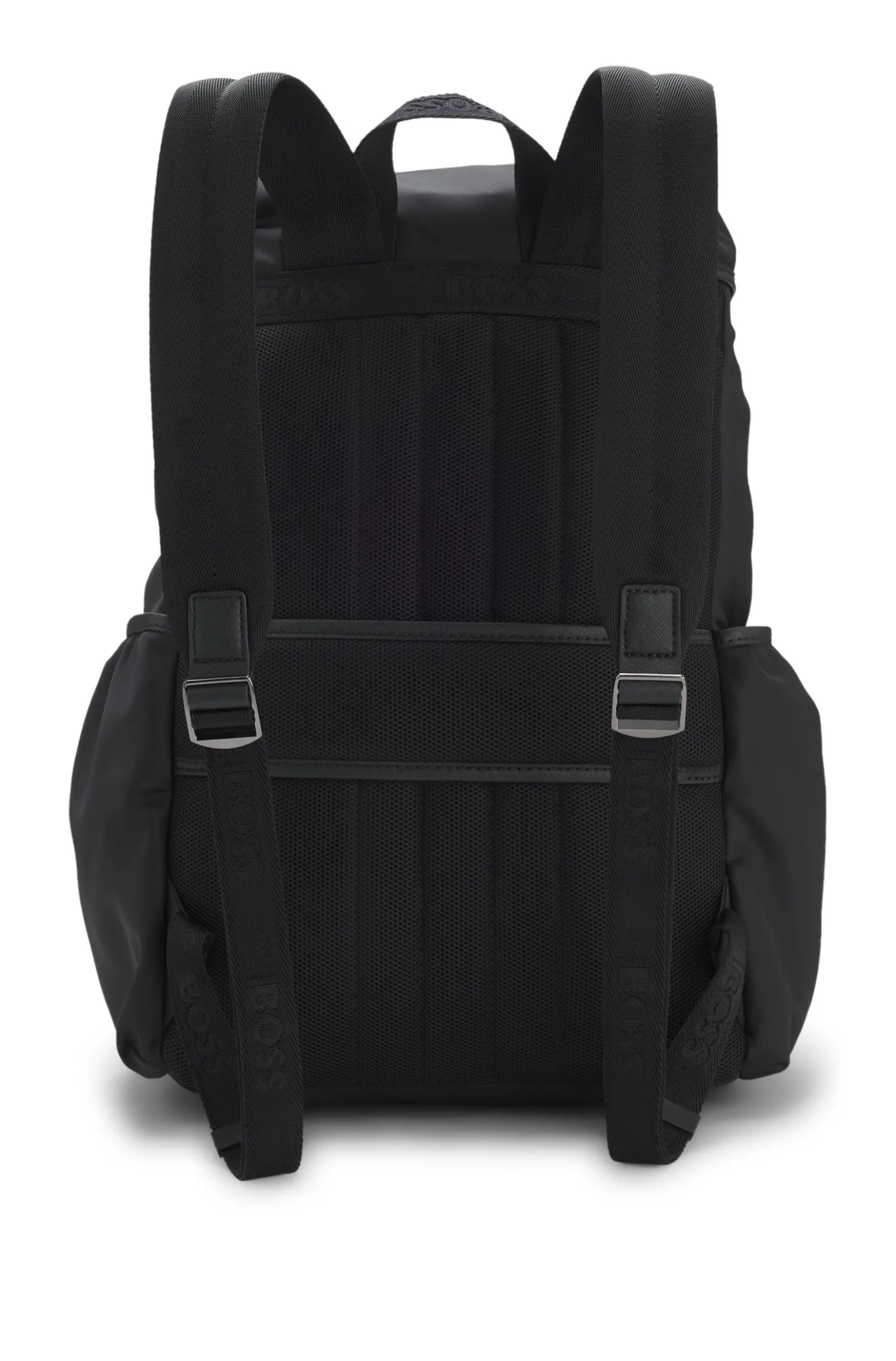 Twill backpack with Double B monogram