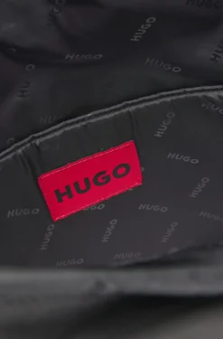 Twill backpack with stacked logo