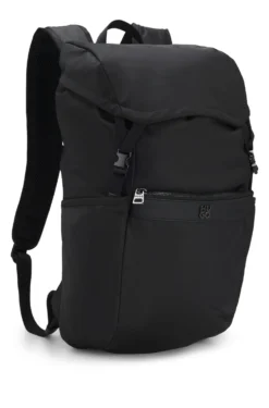 Twill backpack with stacked logo