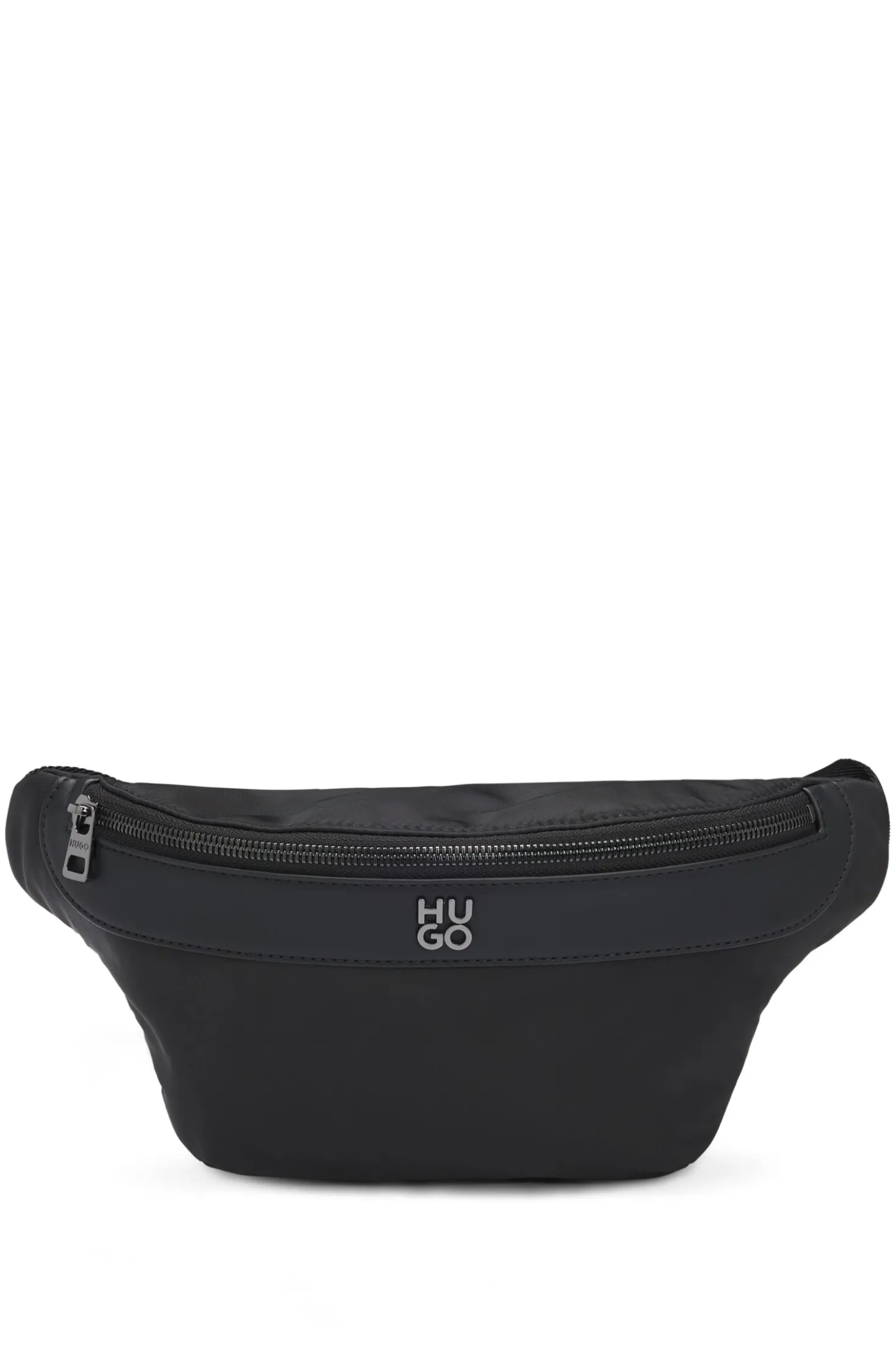 Twill belt bag with stacked-logo hardware