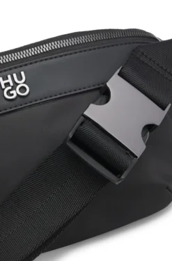 Twill belt bag with stacked-logo hardware