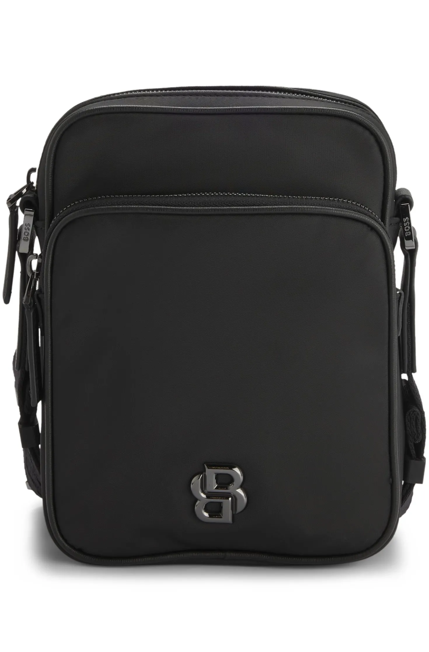 Twill reporter bag with adjustable logo strap