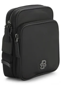 Twill reporter bag with adjustable logo strap