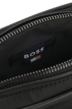 Twill reporter bag with adjustable logo strap